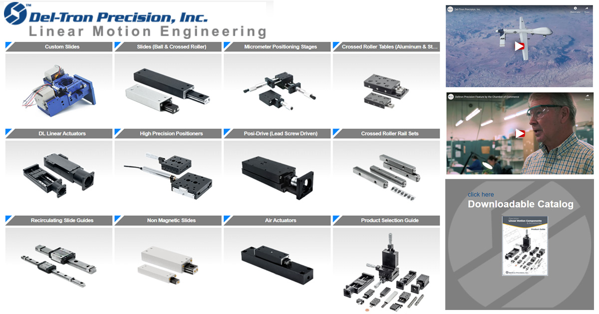 Linear Motion Slides by Deltron Precision
